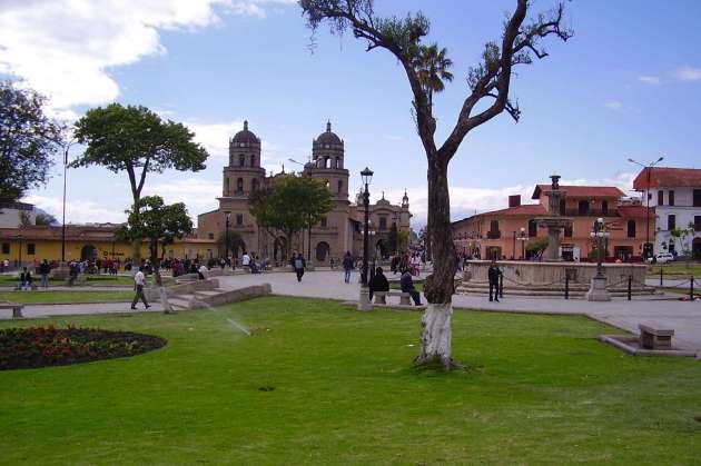 Plaza des armas de Cajamarca
