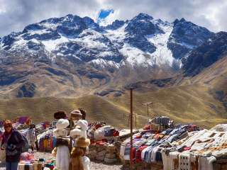 Cruzando el altiplano entre Puno y Cusco