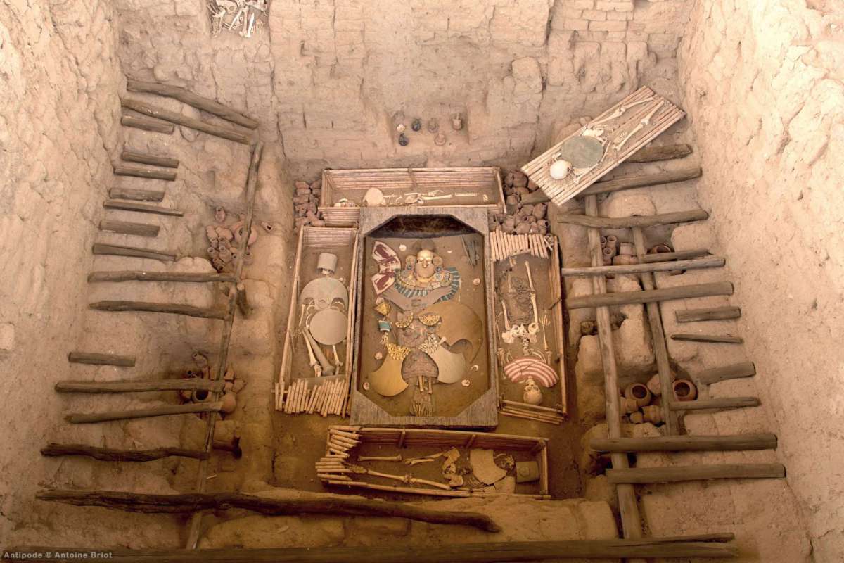 Huaca Rajada ou la tombe du Señor de Sipan