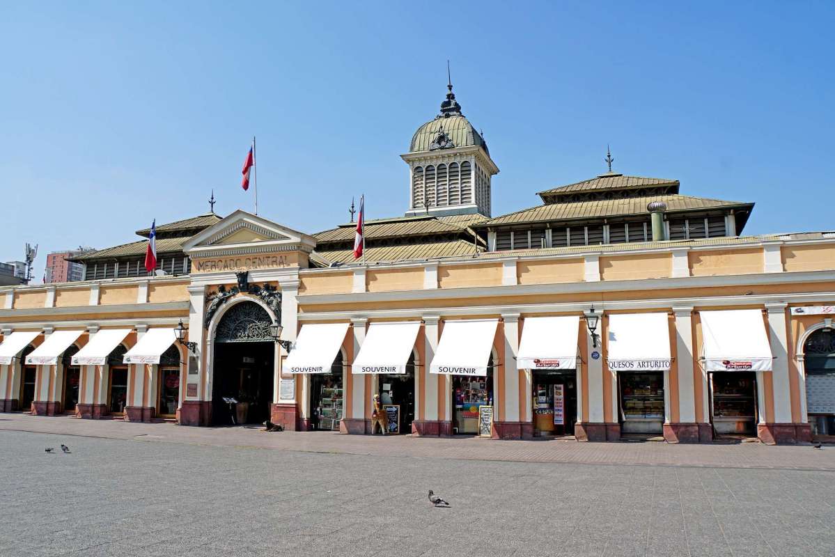 Mercado central de Santiago 