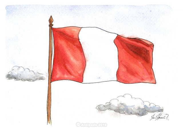 Quelle est l’origine du drapeau Péruvien ?