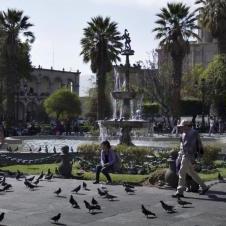 Place des armes à Arequipa