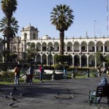 Place des armes à Arequipa