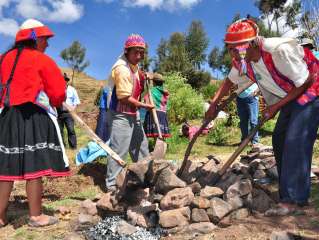 Journée de partage dans la communauté Andine de Patabamba