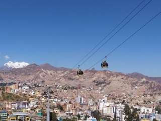  La Paz and its cable cars
