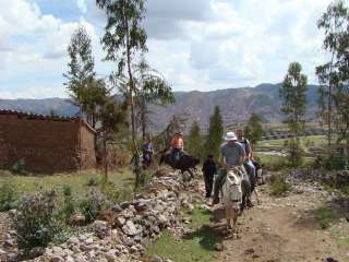 The Colca canyon and horseback riding