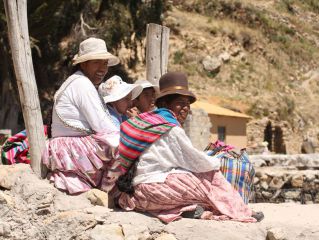 Visita de la isla del sol en el lago Titicaca